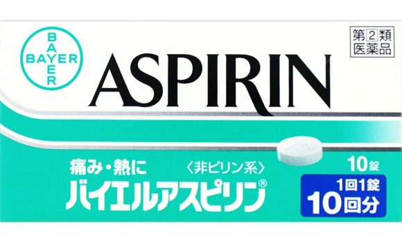 アスピリンなどの痛み止めを使用